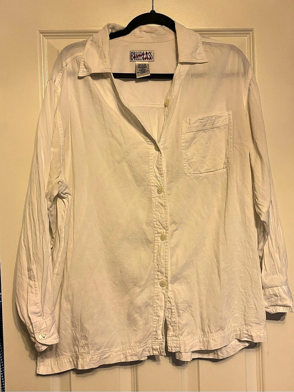 Buffalo David Bitton Women's Cotton Button Down Shirt in White